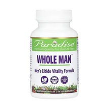 Paradise Herbs, Whole Man, Men's Libido Vitality Formula, 60 Vegetarian Capsules