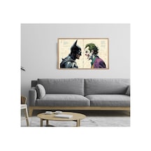 Poster Ahşap Çerçeveli Dekoratif Tablo Çok Renkli - 868784234 Çok Renkli