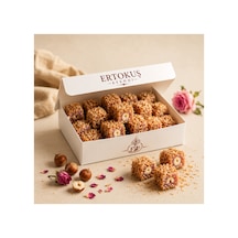 Kadayıf Kaplı Güllü Fındıklı Lokum 250gr %100 Pancar Şekeri - 886782055