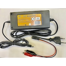 Dynamıc 12 V Akülü Araba Uyumlu - 12 Volt Aküler İçin Şarj Cihazı Şarz Aleti Adaptör + Yerli Üretim
