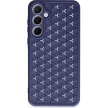 Samsung Galaxy Uyumlu , A35 5g Kılıf Petek Silikon Kapak - Lacivert