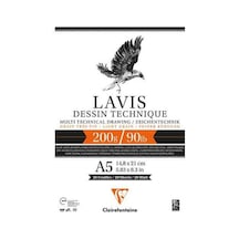 Clairefontaine Dessin Technıque Lavis 200 GR 20 YP A5