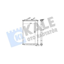 Kale 350225 Motor Radyatoru 1371372 1434917 1627415