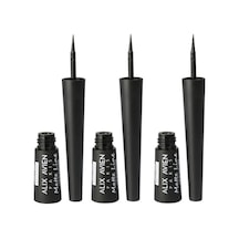 Alix Avien Matte Line Waterproof Çabuk Kuruyan Eyeliner Siyah x 3