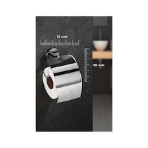 Delmeye Son Yapışkanlı Tuvalet Kağıtlığı Wc Kağıtlık Tutucu Krom Yk-703 16.5 x 12.2 x 11.2 CM