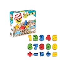 Art Sand Numaralar Kum Seti 500 Gr. - Oyun Kumu Seti - Kinetik Kum Seti - Natural Kum - Doğal Kum Renkli