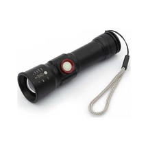 Panther Led El Feneri Usb Şarjlı Zoom Pt-4060 Siyah