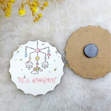 Ahşap Manet Bebek Hediyeliği 02(30 Adet)