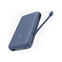 Taşınabilir Şarj Cihazı, 20k Entegre Kablolu Taşınabilir, 30 W Güç İletimli Hızlı Şarj, Usb-c, İphone 17, İpad Pro, Galaxy S25 Serisi Ve Daha Fazlası, Mavi