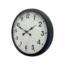 Zentime Black Classic 60 Cm Metal Duvar Saati Çok Renkli