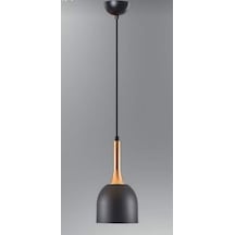 Riolight Modern Siyah Tekli Metal Sarkıt Avize