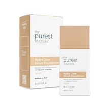 The Purest Solutions Nemlendirici &amp Canlandırıcı Serum Fondöten Spf 50, 30 Mililitre Orta/koyu Ton