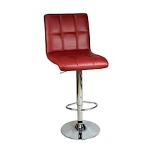 Bürocci Carla Bar Taburesi-Bordo-9503S0102 Çok Renkli