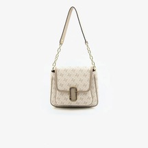 Çapraz Çanta Kadın Silver Polo 1147-44991 Sılver Polo Çapraz Bayan Çantası M178 Bej-mat Kum Bej - Kum
