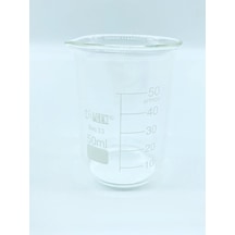 Cam Beher Dereceli Borosilikat 50 ML 1 Adet