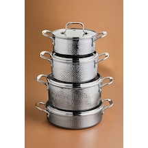 Karaca Powersteel 316+ Enzo 8 Parça Çelik Tencere Seti Karaca Powersteel 316+ Enzo 8 Parça Çelik Tencere Seti