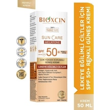 Bioxcin Sun Care Lekeye Eğilimli Ciltler İçin Çok Yüksek Korumalı Renkli Güneş Kremi 50 Spf