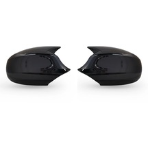 Abs Siyah Dikiz Aynası Kapağı Kanat Yan Ayna Kapağı Bmw İçin Fit Facelift Model E90 E91 2008-11 E92 E93 2010-13 Lcı Araba Aksesuarları
