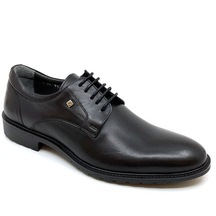 Bağcıklı Siyah Hakiki Deri Kauçuk Taban Klasik Erkek Ayakkabı 950