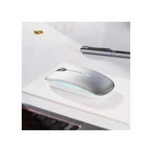 İnphic M5 Kablosuz Fare Şarj Edilebilir Sessiz Kullanım 2.4g Işıklı Usb Mouse - Karbul7476-9