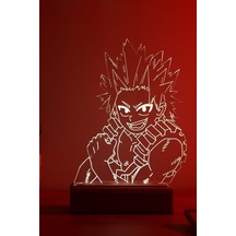 Eijiro Kirishima My Hero Academia 16 Renk Kumandalı 3d Gece Lambası