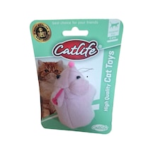 Kedi Oyuncağı Peluş Fare Pembe