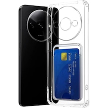 Newface Xiaomi Redmi A3 4g Kılıf Kart Şeffaf Silikon - Şeffaf Şeffaf