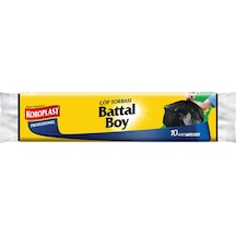 Koroplast Profesyonel Battal Boy Çöp Torbası Siyah 72 x 95 CM