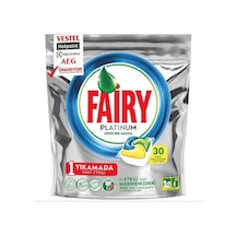 Fairy Platinum Limon Kokulu Bulaşık Makinesi Deterjanı 30 Tablet