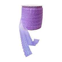 Kurdela Dantelli Çift 2 Katlı 5 Cm (100 Metre) Lila N11.9825