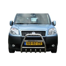 Fıat Doblo 2006-2010 Uyumlu Yüksek Ön Koruma Ara Borulu Ve Yazı Saclı Emperor D