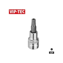 Vıp-tec 1/2 T27 Lokmalı Torx Uç Delikli Kısa
