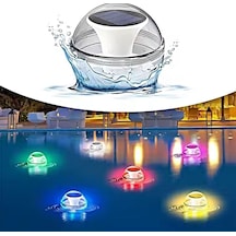 Güneş Enerjili Havuz Ledi Beyaz+rgb+amber Dekoratif Aydınlatma Küre Su Üstü Led Diğer