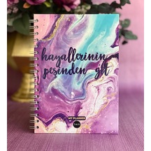 Hayallerinin Peşinden Git Tasarımlı Konuşan Ajanda