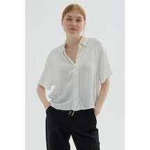 Fashion Friends Kadın Crop Gömlek 24y0571k1-17726 001 Fashion Friends Kadın Crop Gömlek 24y0571k1-17726 001