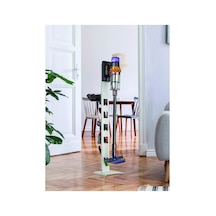 Dyson Uyumlu Dikey Süpürge Standı Beyaz Renk V15 - V12 - V11 - V10 - V8 Beyaz - 584031244