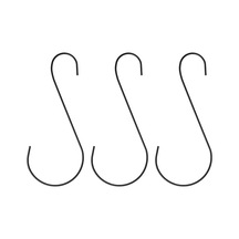 Suntek 3 Adet S Şekilli Sinek Kuşu Besleyici Kanca Bahçe