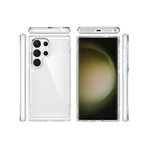 Samsung Galaxy Uyumlu S24 Ultra Kılıf Korumalı Zırhlı Şeffaf Darbe Emici