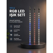 Kayan Yıldız Efektli Rgb Led Işık Seti İç Ve Dış Mekan Kullanımı Çokrenkli