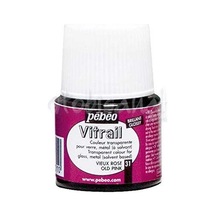Pebeo Vitrail Şeffaf Cam Boyası 45 ML Koyu Pembe 31 Pembe