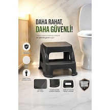 Porsima Ak-642 Basamaklı Tabure Merdiven Çocuk Taburesi Bitter