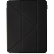 Huawei Honor Pad 9 Kılıf Kalemlikli Mars Tablet Kılıfı - Siyah Diğer