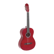 Gewa Alman Markası 4/4 Tam Boy 3 Renk Klasik Gitar-Kılıf-Pena Kırmızı