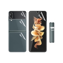 Samsung Z Flip 5 İle Uyumlu Ön & Arka Full Body Esnek Nano Çizilmez Ekran Koruyucu