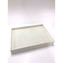 Yerli Üretim Süet Kumaş Krem Batırmalı Çekmeçe Içi Bileklik Kelep