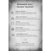 Kaymaz Taban Yıkanabilir Halı Mutfak, Salon, Yatak Odası İçin Modern Dijital Baskı Halı Sln Halı - 0023 Çok Renkli