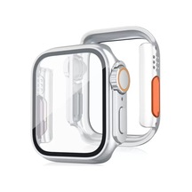 Sh Newface Apple Watch  Uyumlu  44mm Watch  Uyumlu  49mm Kasa Dönüştürücü Ve Ekran Koruyucu - Çöl Titanyum Najmaddin