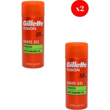 Gillette Fusion5 Ultra Sensitive Traş Jeli 75ml X2 Adet