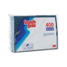 Scotch Brite 400 Mavi Hassas Yüzey Bulaşık Süngeri 4'lü