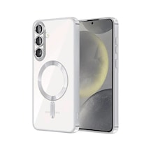 Samsung Galaxy A57 5g Kross Magneticsafe Kapak - Gümüş 0.2M-Çok Renkli